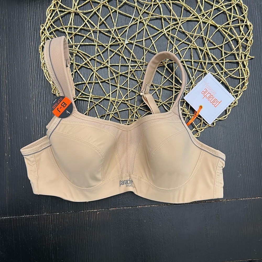 Panache Women's High Impact Underwire Sports Bra Size 32C - Picture 7 of 11